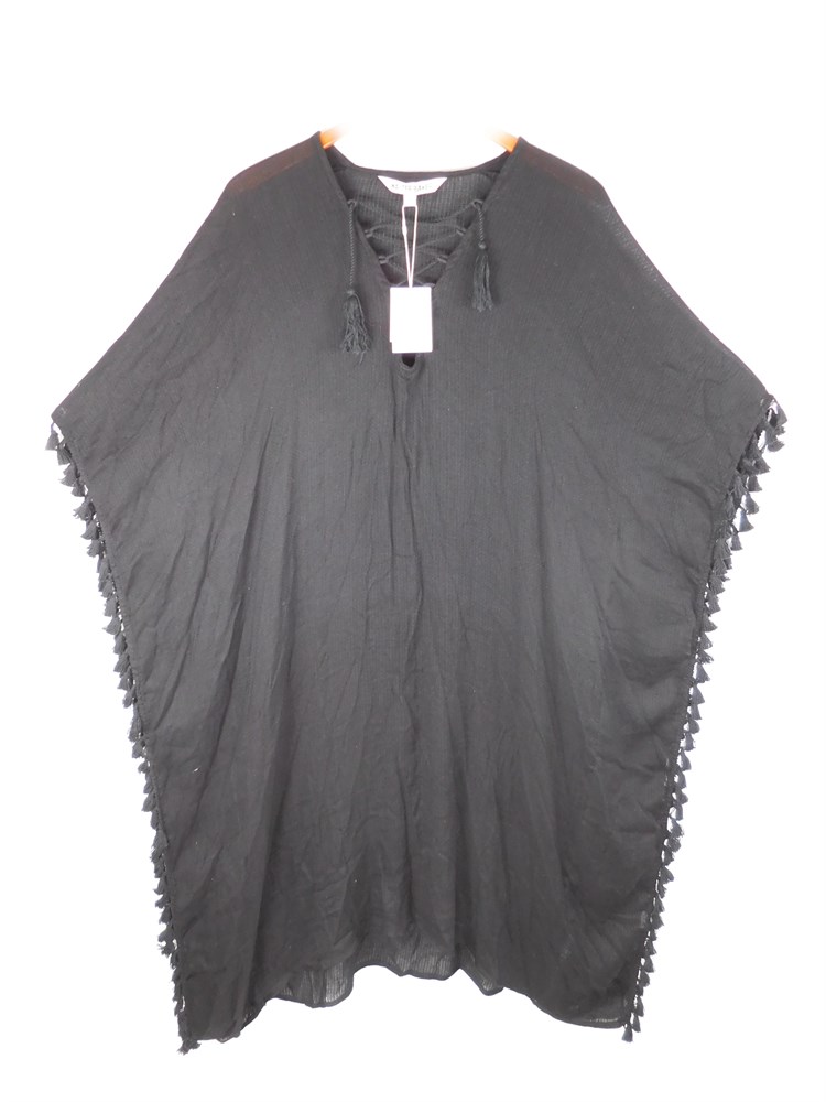 ShopTheSalvationArmy - Walter Baker NWT Black Long Fringe Acapulico ...