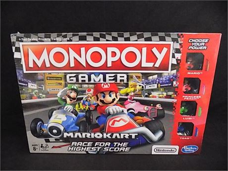 Monopoly Gamer Mariokart Edition, (In Sealed Box)