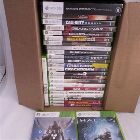 XBOX360 - LOT of 28 Games