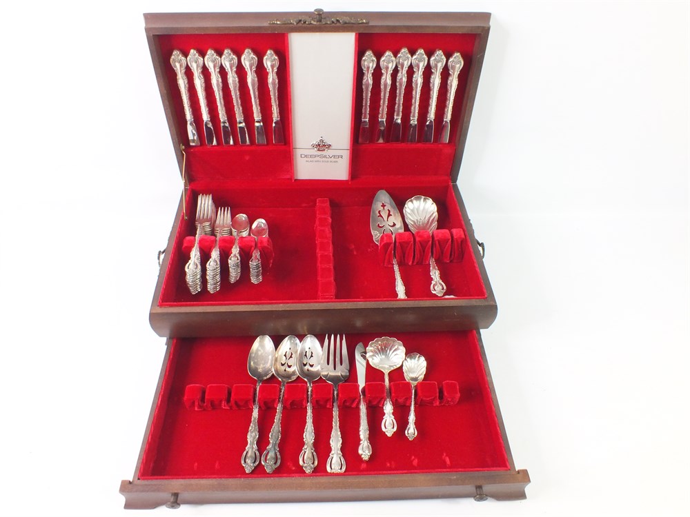 Silver Inlay Collection ShopTheSalvationArmy - 69-Piece International Deepsilver Inlaid ...