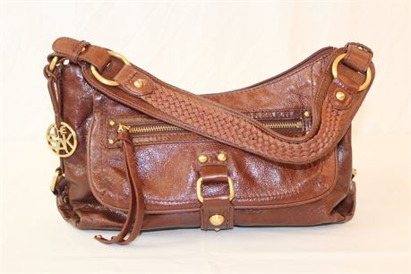 The Sak Brown Leather Shoulder Bag