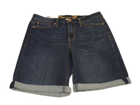 Seven7 Sunset Bermuda Blue Jean Shorts; 9" Inseam, Size 10, NWT [1293K]