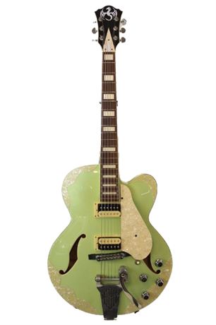 Ibanez Artcore AFS75T Electric Guitar Lime Green W/ Case