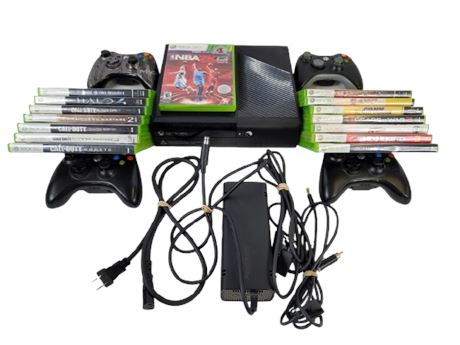 XBOX 360 Bundle shops with Controllers and Cords