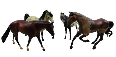 ShopTheSalvationArmy - Lot of 4 BREYER Horses, (12