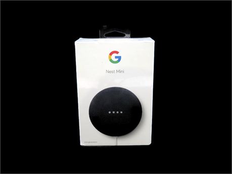 Google Nest Mini (2nd Generation) Smart Speaker GA00781-US - Charcoal - NEW