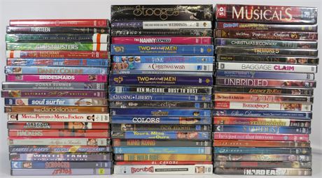 ShopTheSalvationArmy - Unopened DVD Movie Lot (62 Pieces) [B220]