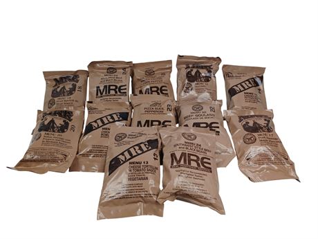 ShopTheSalvationArmy - 12 Assorted Wornick MRE Meals Ready to Eat [A541]