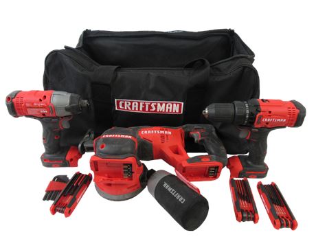 ShopTheSalvationArmy - Craftsman Power Tool Bundle, 5pcs (Untested) [C459]