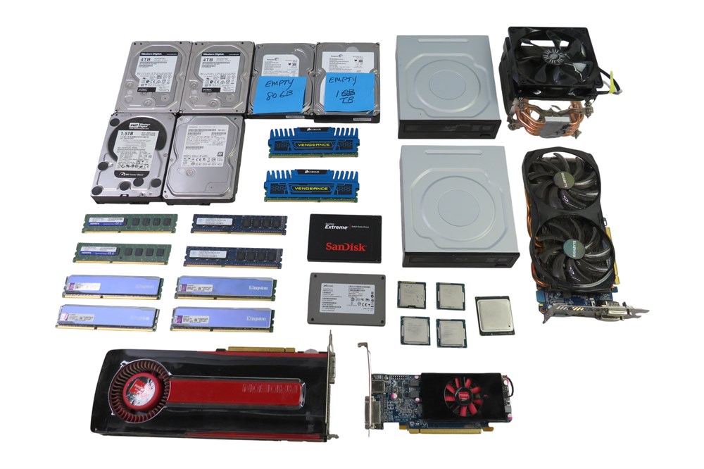 Online Thrift Store | ShopTheSalvationArmy - Desktop Computer Parts Lot ...
