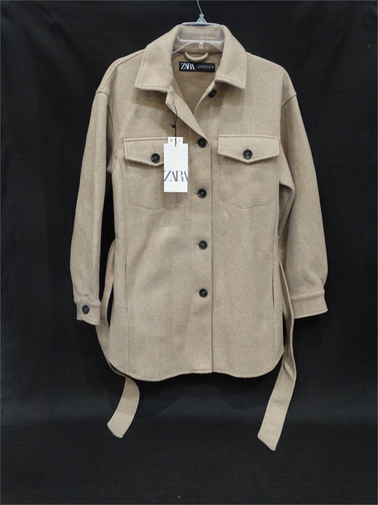 belted overshirt