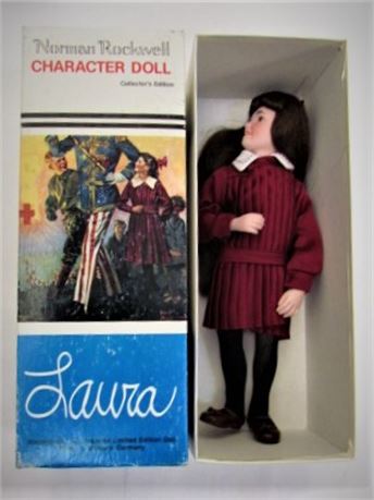 Vintage Norman Rockwell Character Doll "Laura"