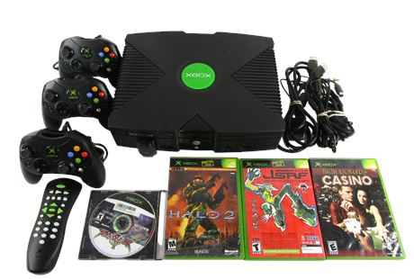 Shopthesalvationarmy - Xbox Console With 4 Games And 3 Controllers [e42]