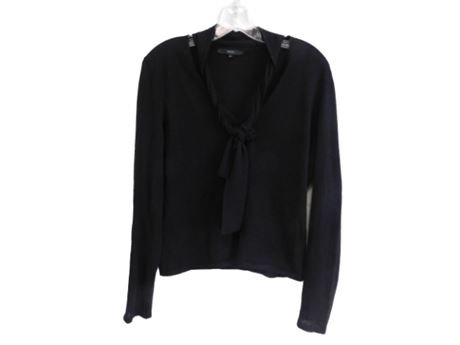 GUCCI Cashmere Black Long Sleeve Top Size Large Unauthenticated (R5)