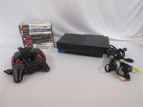 Playstation 2 Console W/ Games [1759]