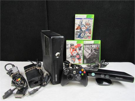 Xbox 360 Video Game Console with Games Test Operational #GC297 (650)