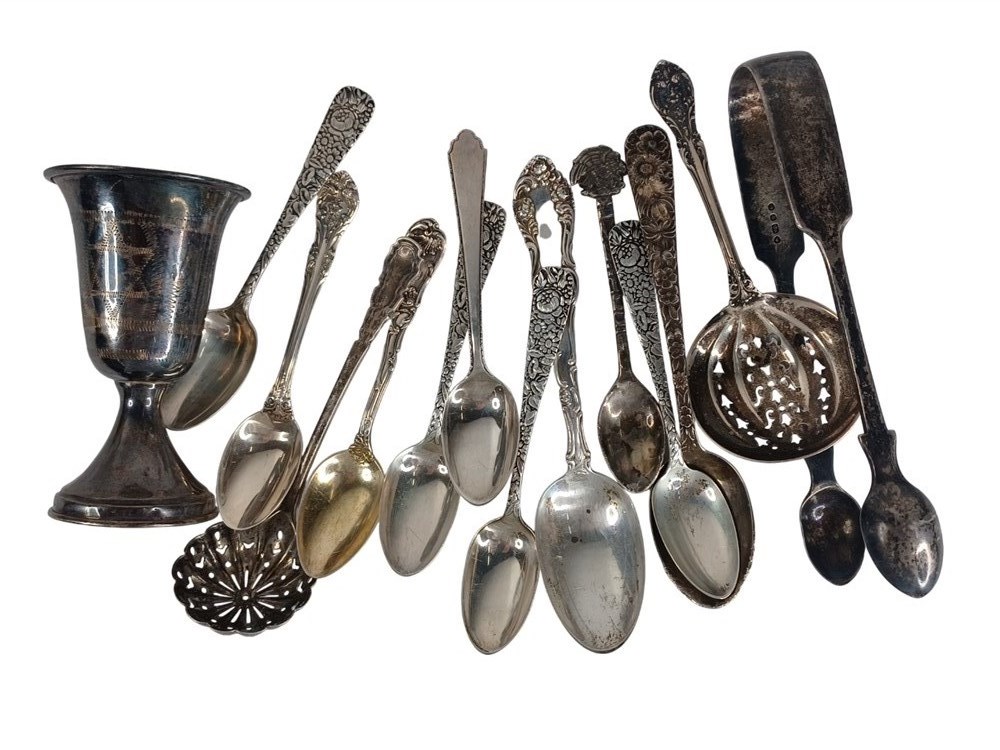 ShopTheSalvationArmy - Antique / Vintage Sterling Silver Tableware Lot ...