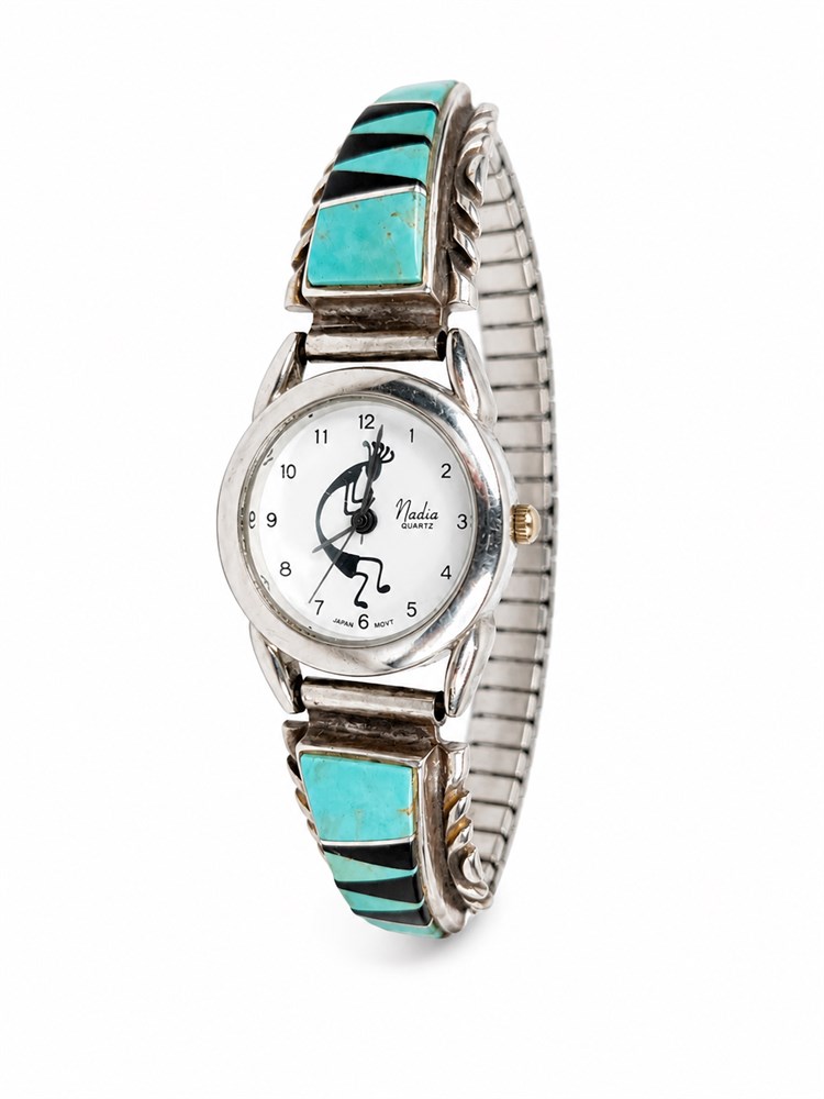 Nadia Sterling silver kokopelli watch needs A battery Vintage Nadia Sterling silver kokopelli watch needs A battery  main image 3