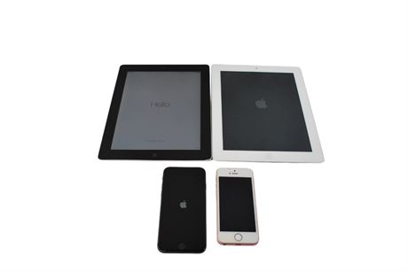 ShopTheSalvationArmy - For Parts/Repair: 2 iPad 2 iPhone Lot 4057