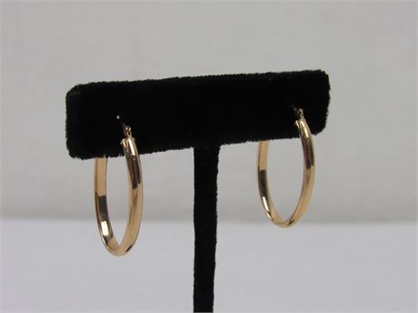 14k Gold Earrings For Pierced  1.2g (650)