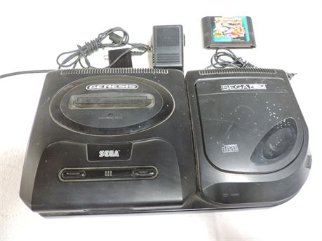 ShopTheSalvationArmy - Sega Gennesis Console With Plug In And Two Games