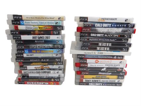 Lot of PlayStation 3 Games. 32 Pieces [486Q]