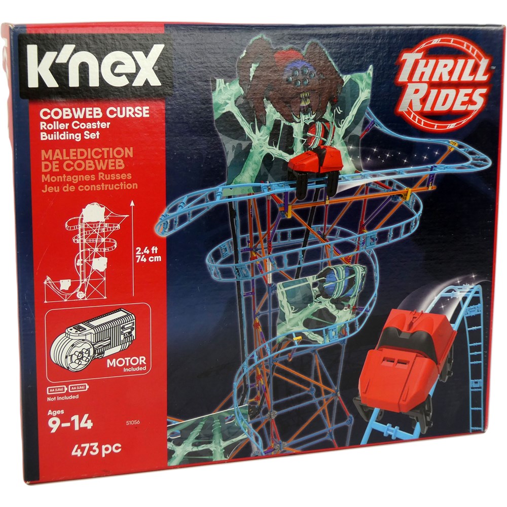 knex cobweb curse roller coaster