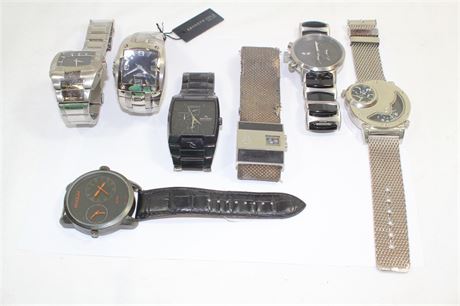 ShopTheSalvationArmy - 7 Wrist Watch Lot For Parts or Repair [SF11]