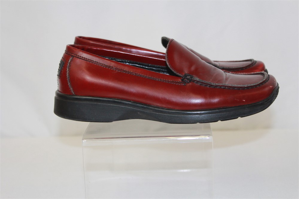 ShopTheSalvationArmy - Coach Leatherware Red Wine Leather Loafers Shoes ...