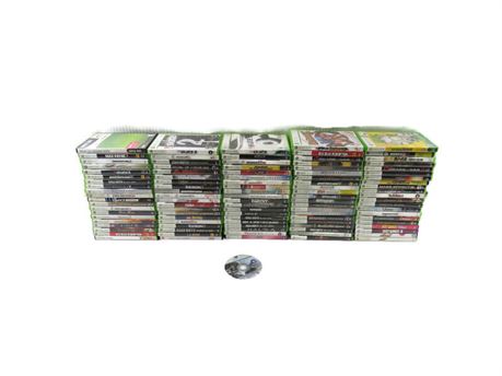 Lot of 103 Video Games for the Microsoft Xbox 360 Game Console