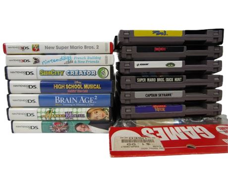 Mixed Video Game Lot: 14 Pieces [JW824]