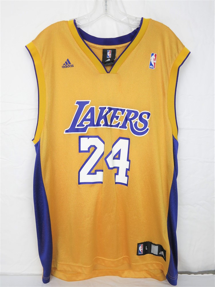 ShopTheSalvationArmy - Adidas Men's Kobe Bryant #24 Yellow Jersey Size L