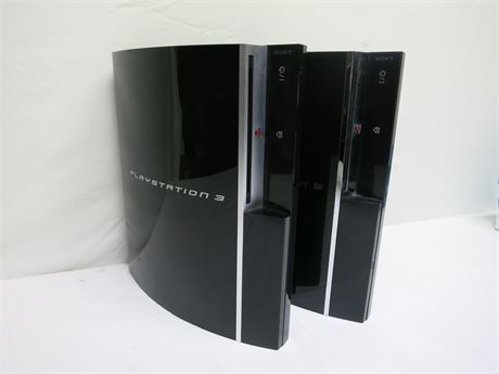 Two Sony Playstation 3 Video Game Consoles