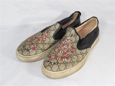 Gucci Snake Slip On Shoes (Unauthenticated)