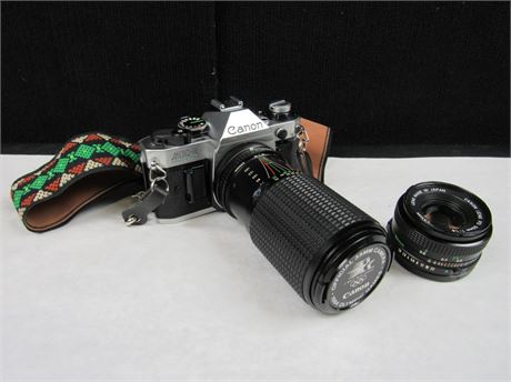 Canon AE-1 Program 35mm Camera #MM894 (650)