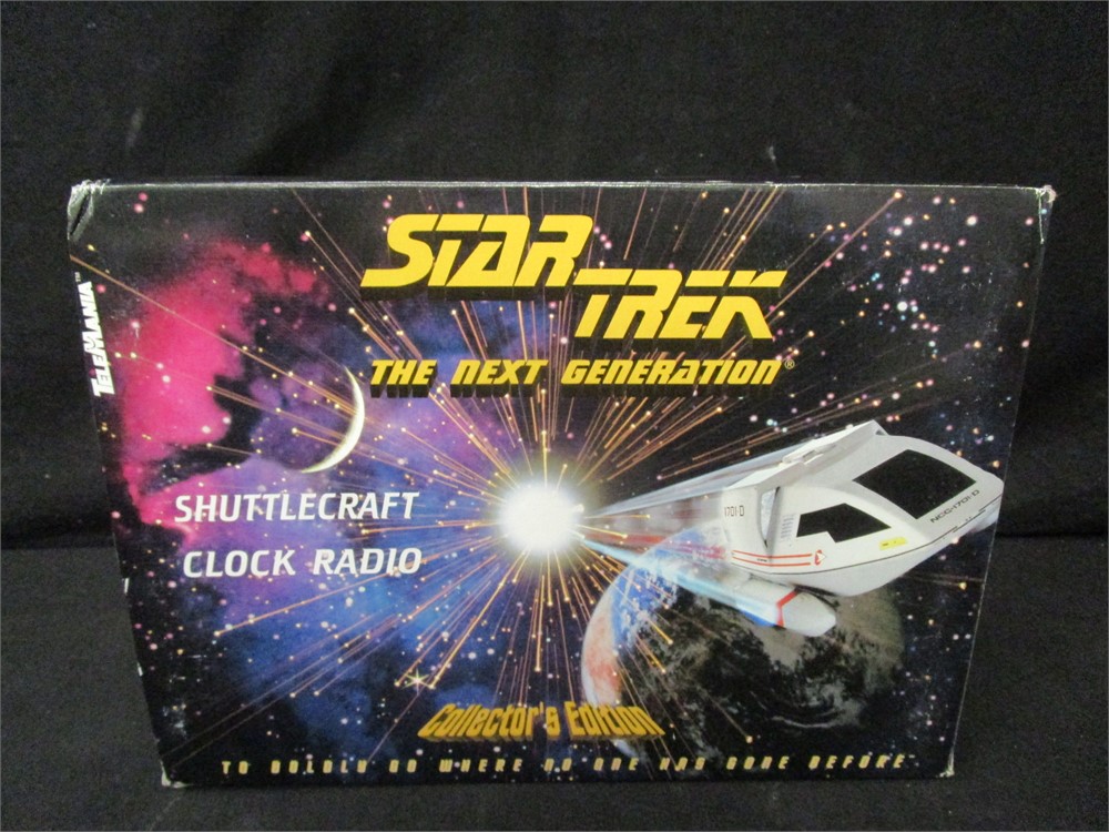 star trek shuttlecraft clock radio