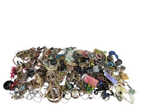 ShopTheSalvationArmy - 100% Unsorted Costume Jewelry Lot: 19.8lbs. [SB469]