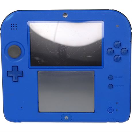 Nintendo 2DS FTR-001 Handheld Game Console Black/Blue |Parts/Repair|