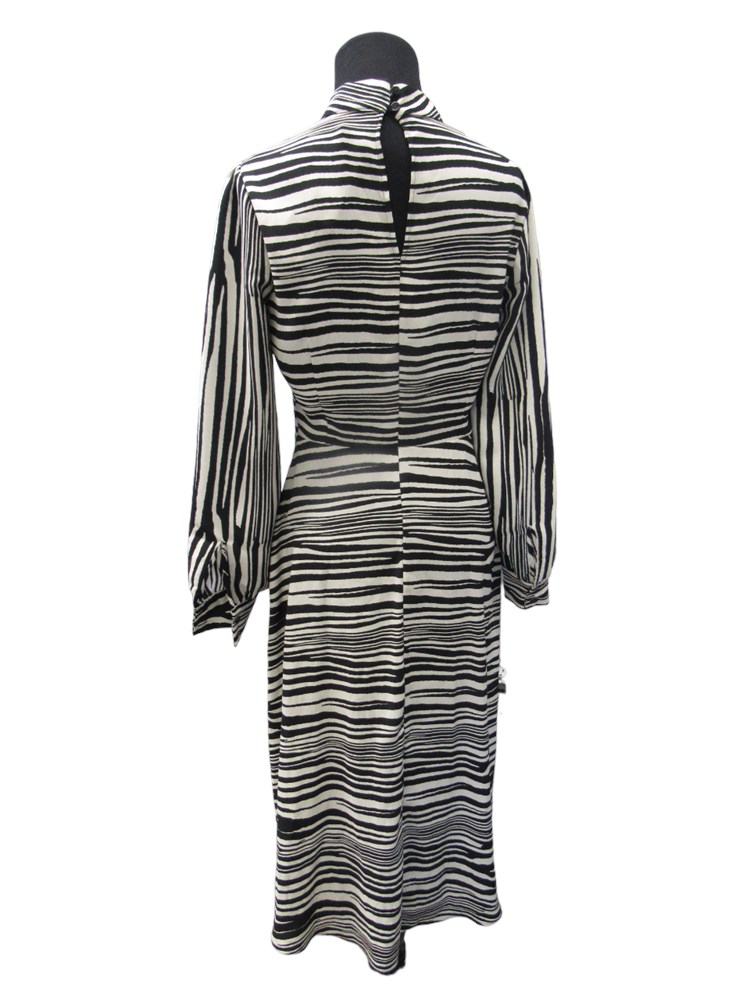 ShopTheSalvationArmy - Banana Republic Mock-Neck Midi Zebra Print Dress ...