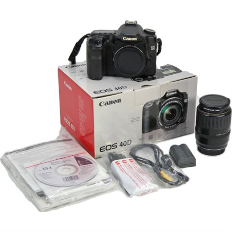 Canon EOS 40D 10.1MP Digital SLR Camera w/Canon EF 35-135mm F4-5.6 Zoom Lens