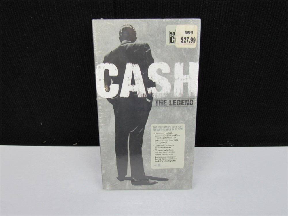 ShopTheSalvationArmy - Johnny Cash The Legend 4 Disc CD Set Factory ...