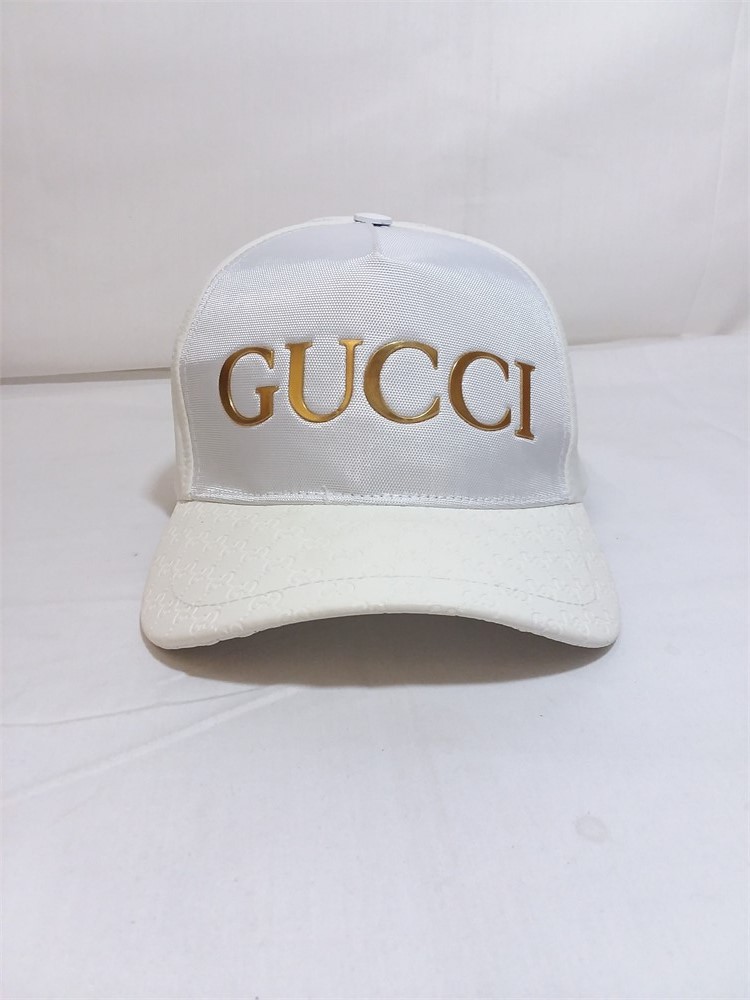 ShopTheSalvationArmy - NEW! Gucci White & Gold Unisex Hat