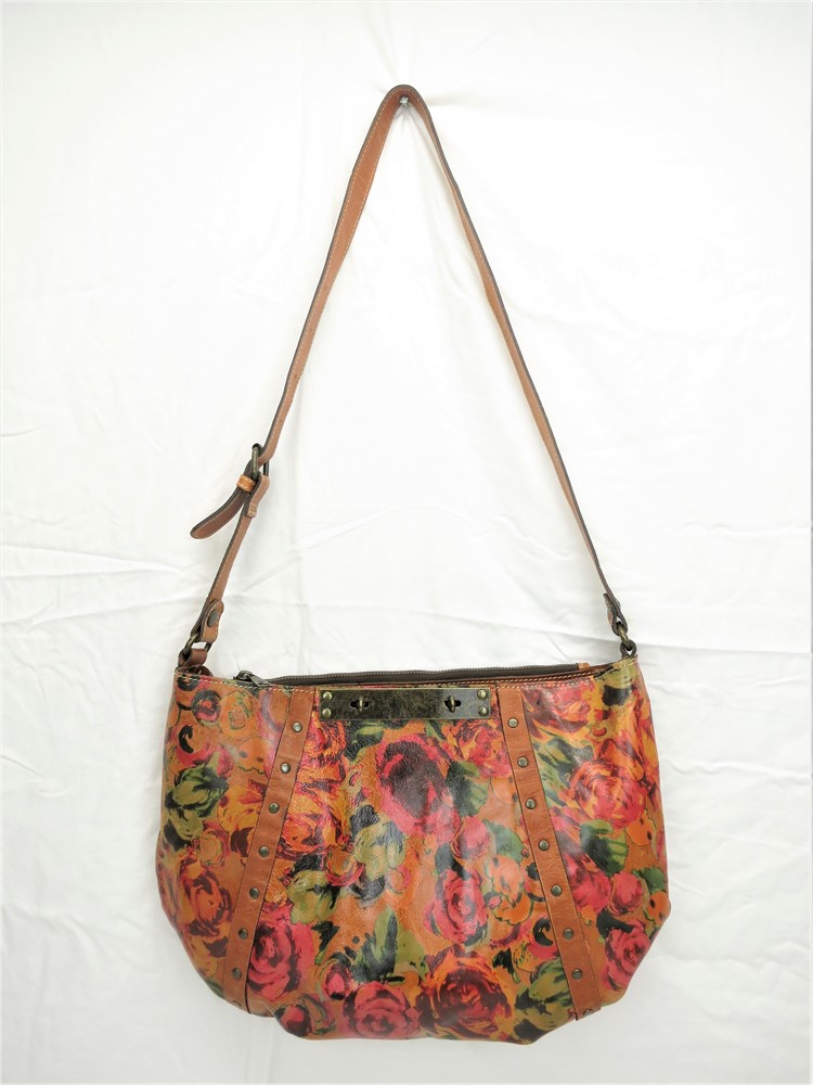ShopTheSalvationArmy - Patricia Nash Italian Leather Floral Crossbody Bag