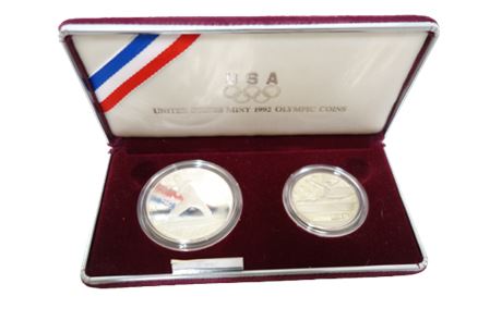 Shopthesalvationarmy - United States Mint,1992 Olympic Coins,2-coins 