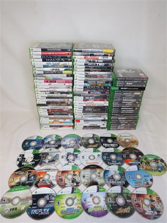 112 Xbox Games Lot