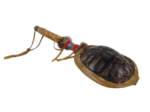ShopTheSalvationArmy - Handcrafted Turtle Shell Rattle [B158]