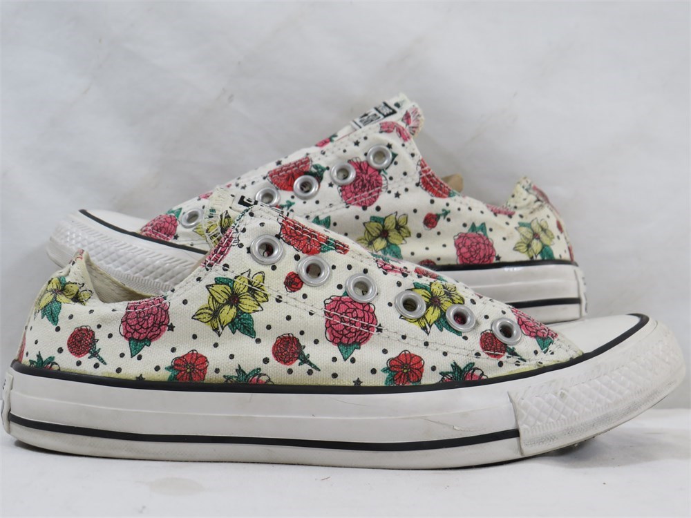 ShopTheSalvationArmy - Converse 'Ct Ox White/Multi' Low, Size: 7 (Women ...