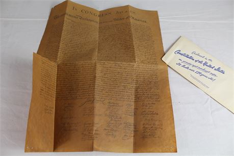 "Constitution of U.S" Letter [0287] [500]