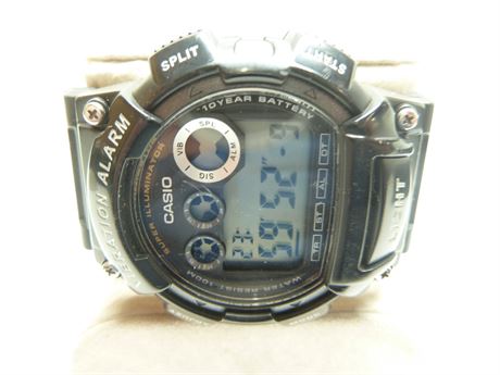 Mens Casio Super Illuminator Watch; M# -735HW, Black (!RUNNING)