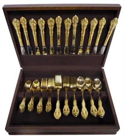 ShopTheSalvationArmy - Vintage 1847 Roger Bros. Gold Toned Set With ...